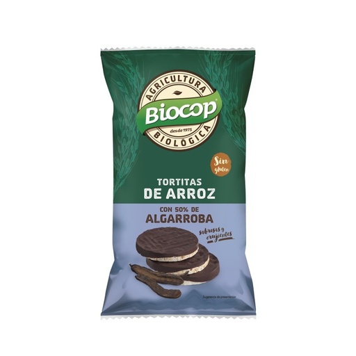 [1851] TORTITAS DE ARROZ CON ALGARROBA 100G BIOCOP