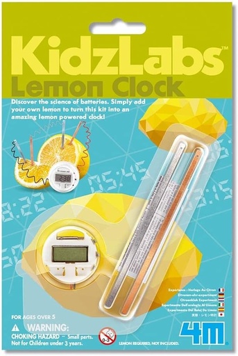 [28131] RELOJ DE LIMON JUEGO PARA NIÑOS KIDZLABS