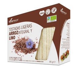 TOSTADAS LIGERAS ARROZ LINO 85G SORIA NATURAL
