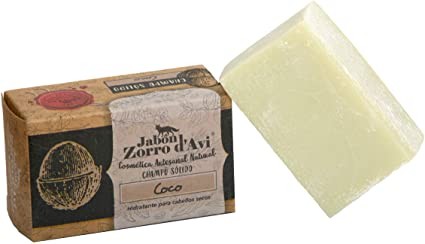 [27484] CHAMPÚ SÓLIDO COCO 120G JABÓN DE ZORRO