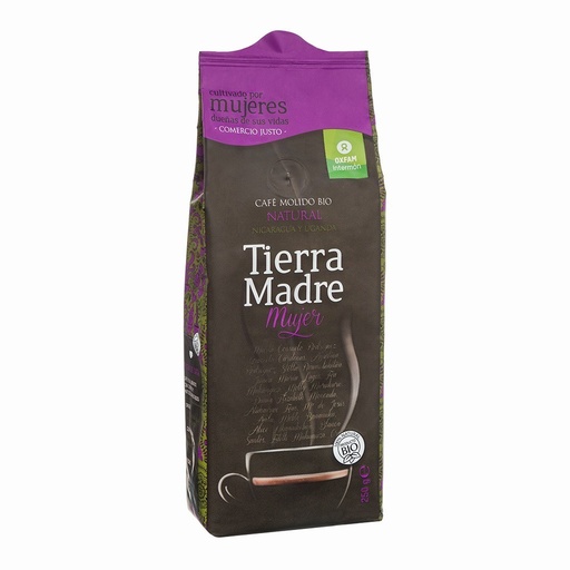 [15101] CAFÉ MOLIDO NATURAL TIERRA MADRE MUJER 250G INTERMON