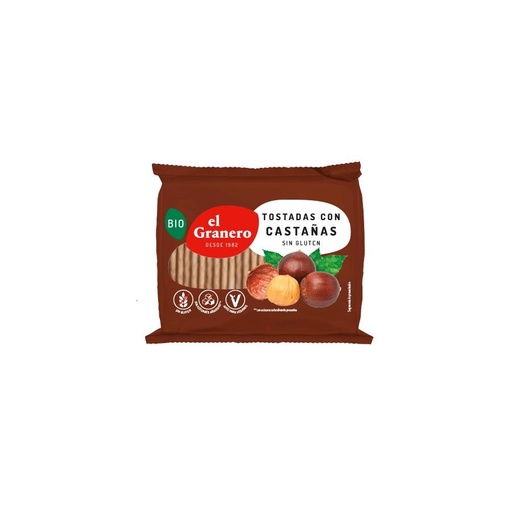 [1604] TOSTADAS DE CASTAÑA SIN GLUTEN 95G EL GRANERO