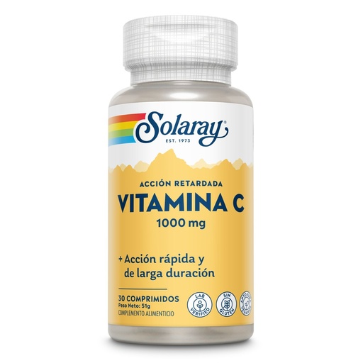 [19610] VITAMINA C 30 CAP 1000 MG SOLARAY