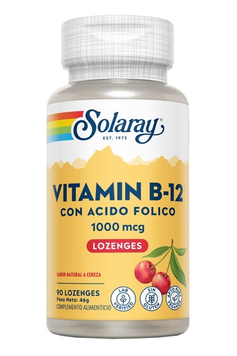 [18991] VITAMINA B12 2000MCG 90UD SOLARAY