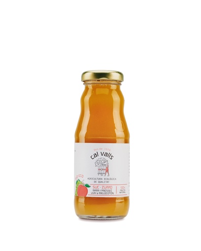 [2013] ZUMO DE MELOCOTÓN Y UVA 200ML CAL VALLS