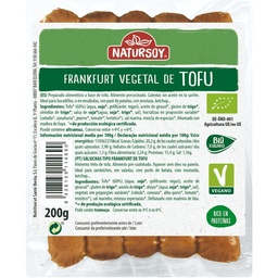 SALCHICHAS FRANKFURT 200G NATURSOY