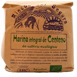 HARINA DE CENTENO INTEGRAL 800G RINCÓN DEL SEGURA