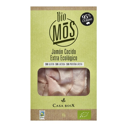 [22401] JAMÓN COCIDO ECOLÓGICO 80G BIO MOS