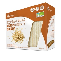 TOSTADAS LIGERAS ARROZ QUINOA 85G SORIA NATURAL