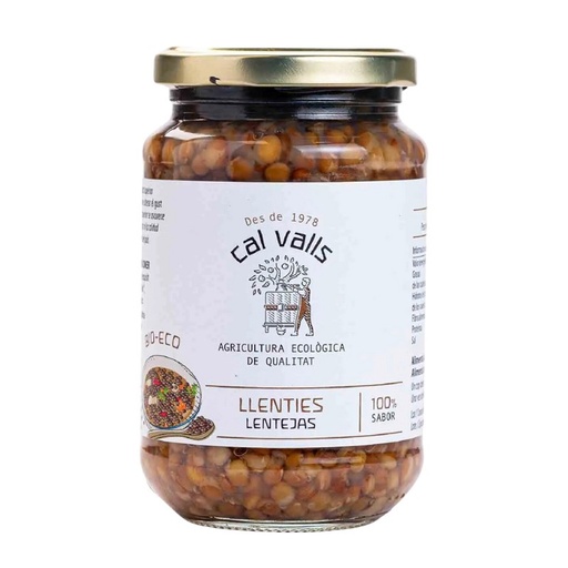 [16264] LENTEJAS COCIDAS 350G CAL VALLS