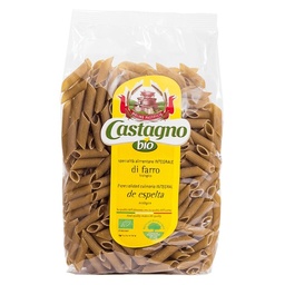 MACARRONES DE ESPELTA INTEGRAL 500G CASTAGNO