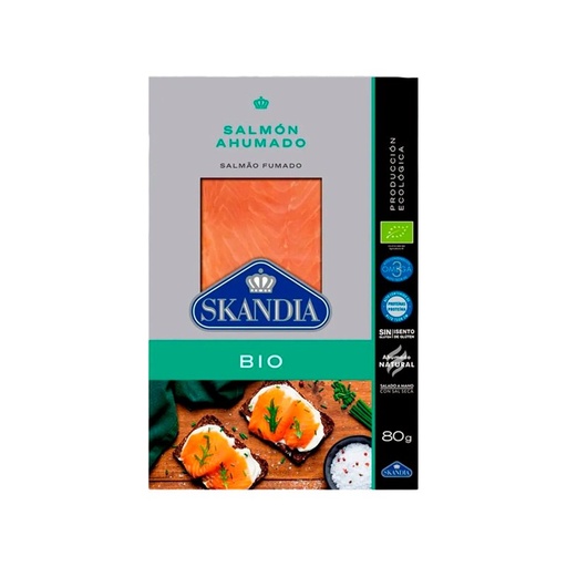 [27743] SALMÓN AHUMADO 80G BIO SKANDIA