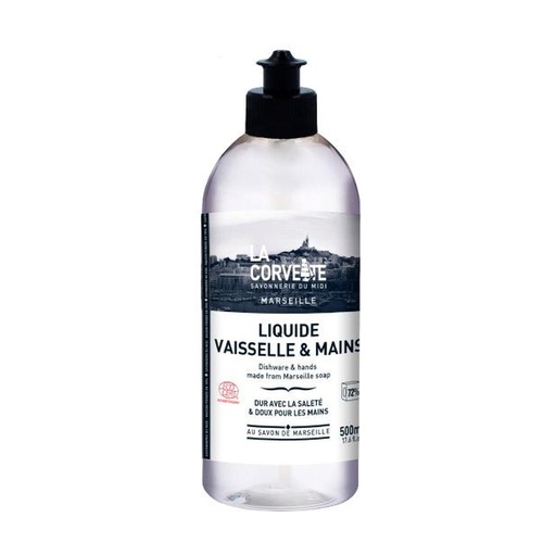 [21540] JABÓN LAVAPLATOS MARSELLA LÍQUIDO 500ML LA CORVETE
