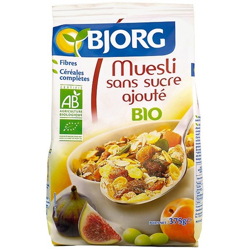 [10245] MUESLI FRUTAS SIN AZÚCAR 375G BJORG