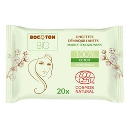 TOALLITAS DESMAQUILLANTES 20UD BIOCOTON