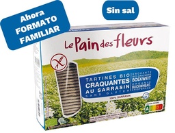 PAN CRUJIENTE SARRACENO SIN AZÚCAR SIN SAL 300G PAIN DES FLEUR
