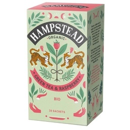 TÉ VERDE Y FRAMBUESA 20UD 40g HAMPSTEAD