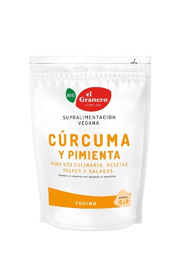 [13187] CURCUMA Y PIMIENTA POLVO 200G EL GRANERO
