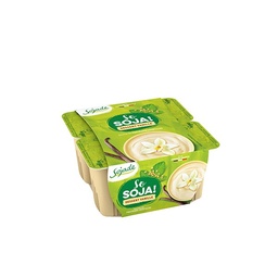 POSTRE DE SOJA VAINILLA 4X100G - SOJADE