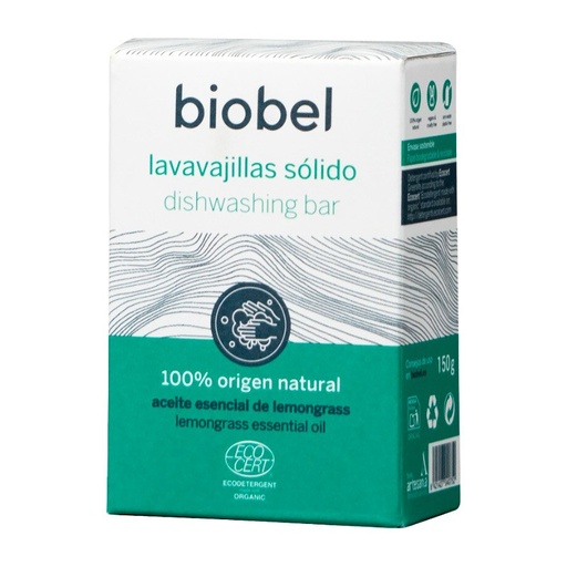 [29650] LAVAVAJILLAS SOLIDO BIO 150G BIOBEL