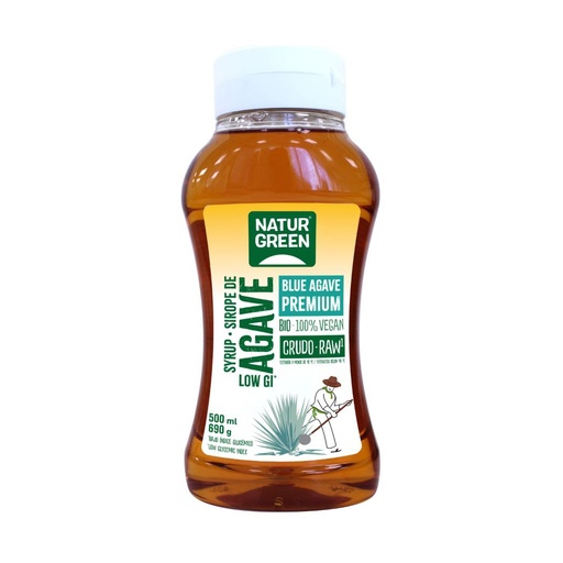 [13554] SIROPE AGAVE CRUDO 500ML NATURGREEN