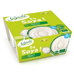POSTRE DE SOJA NATURAL 4X100G - SOJADE