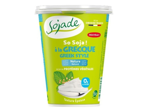 [17498] YOGUR DE SOJA GRIEGO NATURAL 400G SOJADE