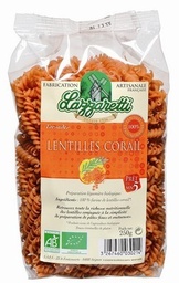 ESPIRALES DE LENTEJAS ROJAS 250G LAZZARETTI