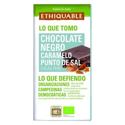 CHOCOLATE NEGRO CARAMELIZADO PUNTO SAL 100G IDEAS