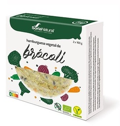 HAMBURGUESA VEGETAL BRÓCOLI 2X100G SORIA NATURAL