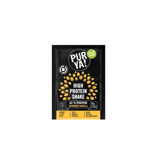 [27694] PROTEINA VEGANA EN POLVO 63% VAINILLA BOURBON ECO 30G PUR YA