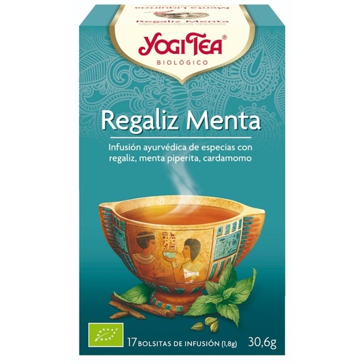 [8672] INFUSIÓN REGALIZ MENTA 17UD YOGI TEA