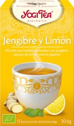 INFUSIÓN JENGIBRE LIMÓN 17UD 30,6G YOGI TEA