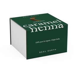 HENNA CARAMELO 250G REAL EARTH