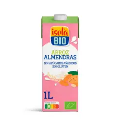 BEBIDA ARROZ Y ALMENDRAS BIO 1L ISOLA BIO
