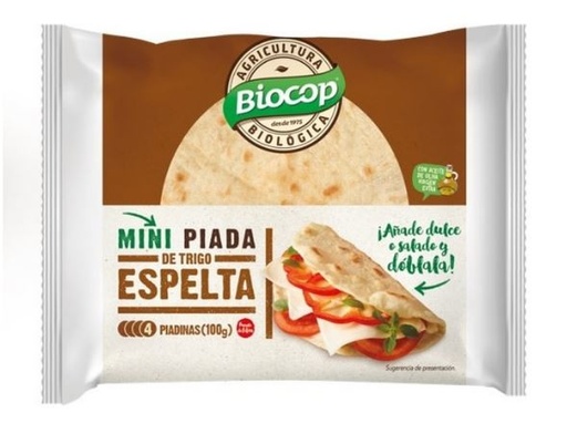[20158] PIADINA MINI TRIGO ESPELTA 100G BIOCOP