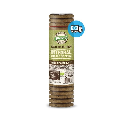 [20358] GALLETA INTEGRAL CHIPS CHOCOLATE 250G BIOCOP