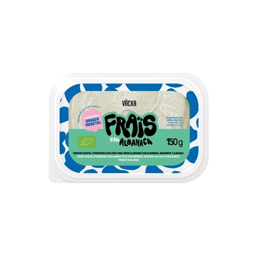 [29386] QUESO CREMA VEGANO ALBAHACA Y ANACARDO 150G VACKA
