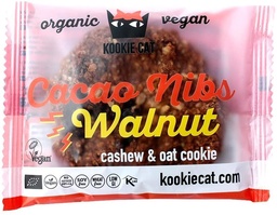 GALLETA CACAO NIBS & WALNUT 50G KOOKIECAT