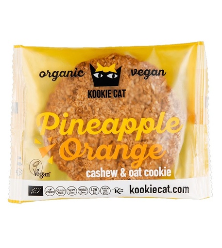 [27661] GALLETA PIÑA Y NARANJA 50G KOOKIECAT