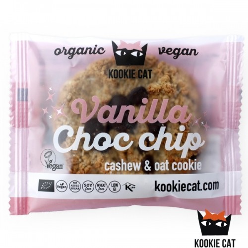 [19947] GALLETA VAINILLA& CHOCO DROPS 50G KOOKIECAT