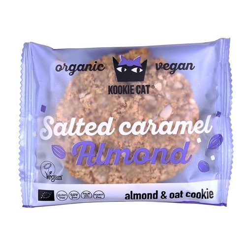 [27857] GALLETA ALMENDRA CON CARAMELO Y SAL 50G KOOKIECAT