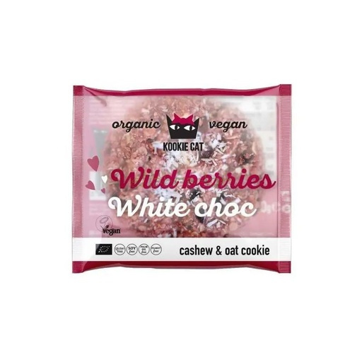[19944] GALLETA WILD BERRIES & WHITE CHOC 50G KOOKIECAT