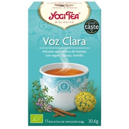 INFUSIÓN VOZ CLARA 17UD YOGI TEA