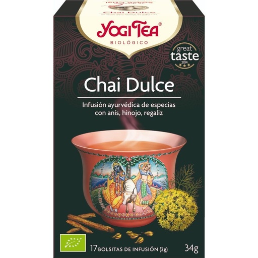 [8566] INFUSIÓN CHAI DULCE 17UD YOGI TEA