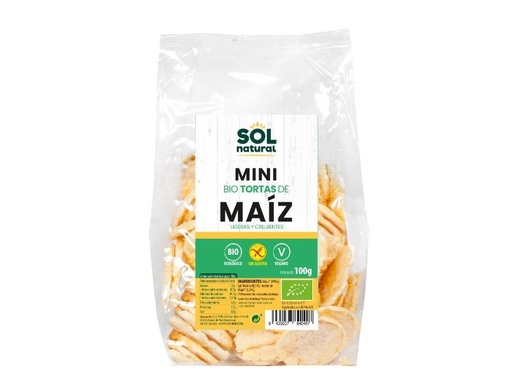 [14714] MINI TORTITAS MAÍZ SIN GLUTEN 100G SOL NATURAL