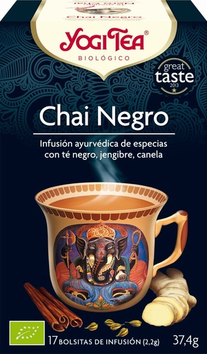[8184] INFUSIÓN CHAI NEGRO 17UD YOGI TEA