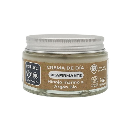 [29502] CREMA DÍA REAFIRMANTE CON HINOJO MARINO Y ARGÁN 50ML NATURABIO