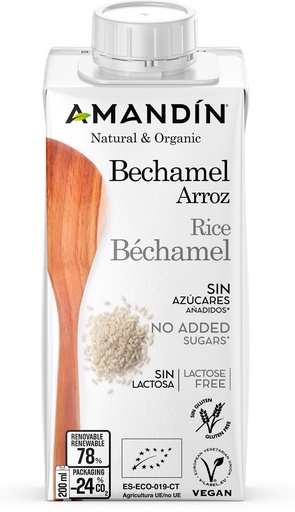 [11974] BECHAMEL DE ARROZ  200ML AMANDIN