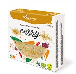 HAMBURGUESA VEGETAL CURRY 2X100G SORIA NATURAL